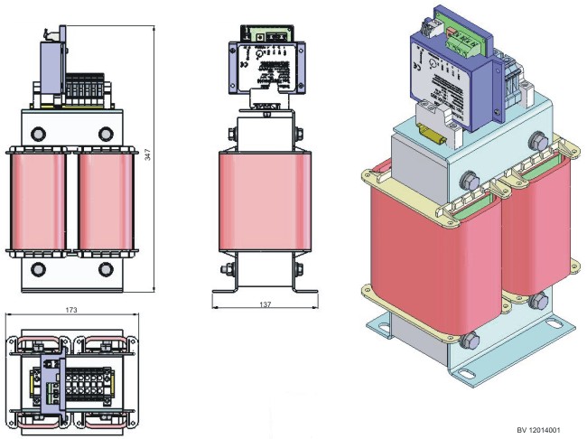 One phase isolating transformer with current inrush avoider