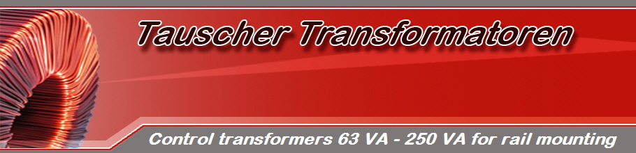 Control transformers 63 VA - 250 VA for rail mounting