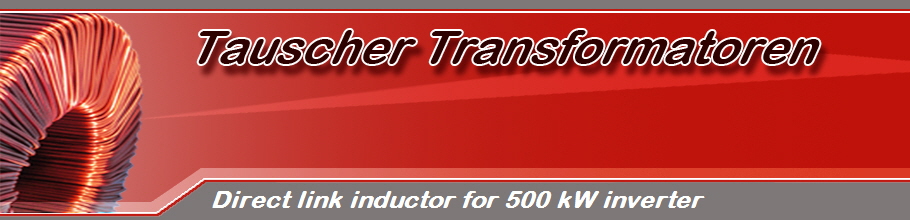 Direct link inductor for 500 kW inverter