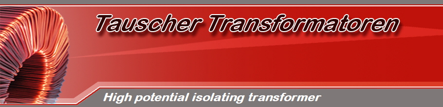 High potential isolating transformer