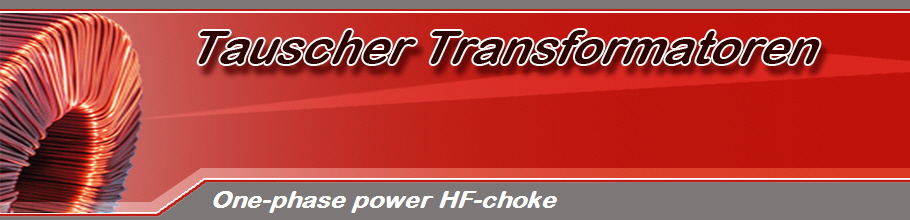 One-phase power HF-choke