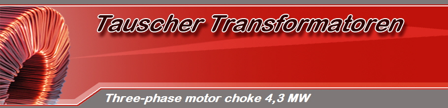 Three-phase motor choke 4,3 MW