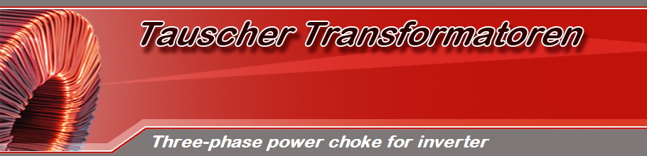 Three-phase power choke for inverter
