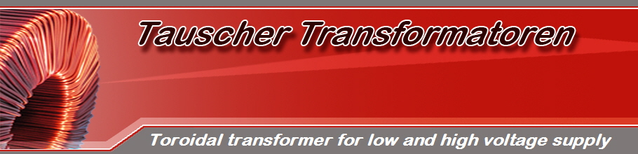 Toroidal transformer for low and high voltage supply