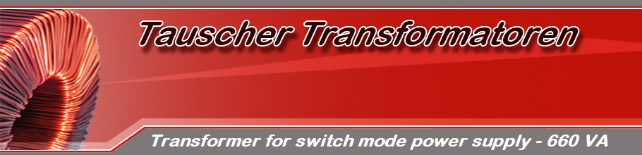 Transformer for switch mode power supplies 180 VA