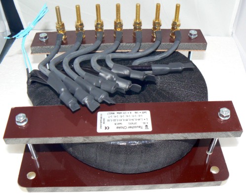 Air inductor with tappings