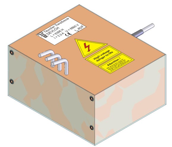 Three-phase high voltage choke