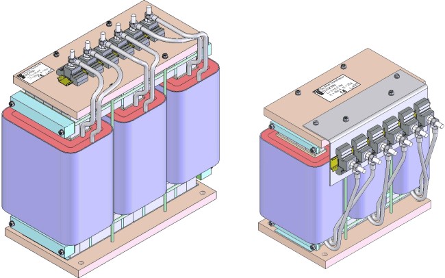 Trhee-phase power choke