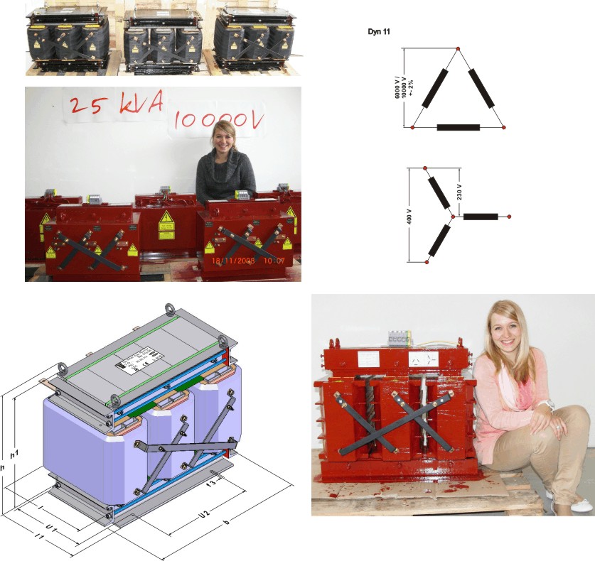 Three-phase transformer