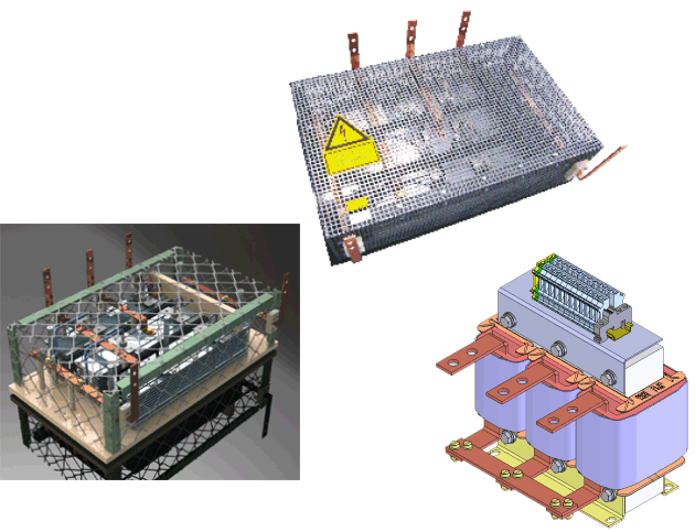 High current transformer with rectifier