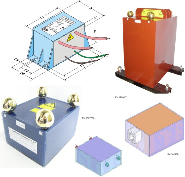 High potential isolating transformer