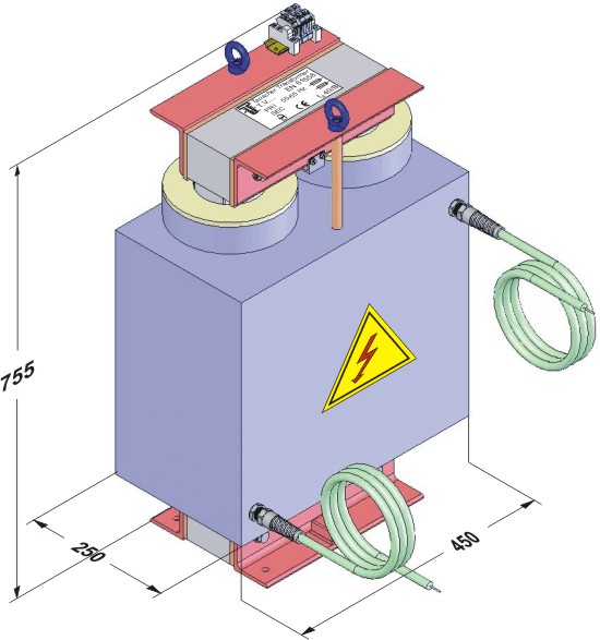 High voltage transformers up to 70 kV