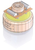 Toroidal transformer with choke