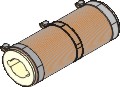 High power wire resistor