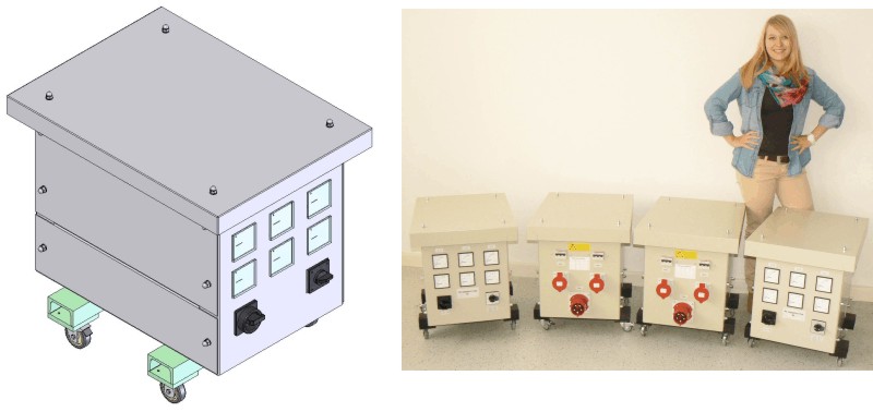 threephase voltage supply for world wide use