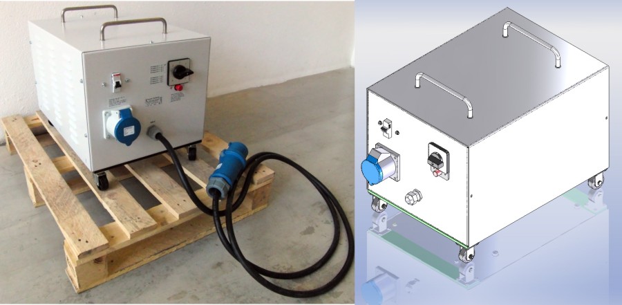 Adjustable transformer without inrush current and switching current