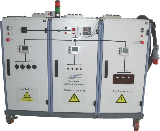 Three-phase test equipment